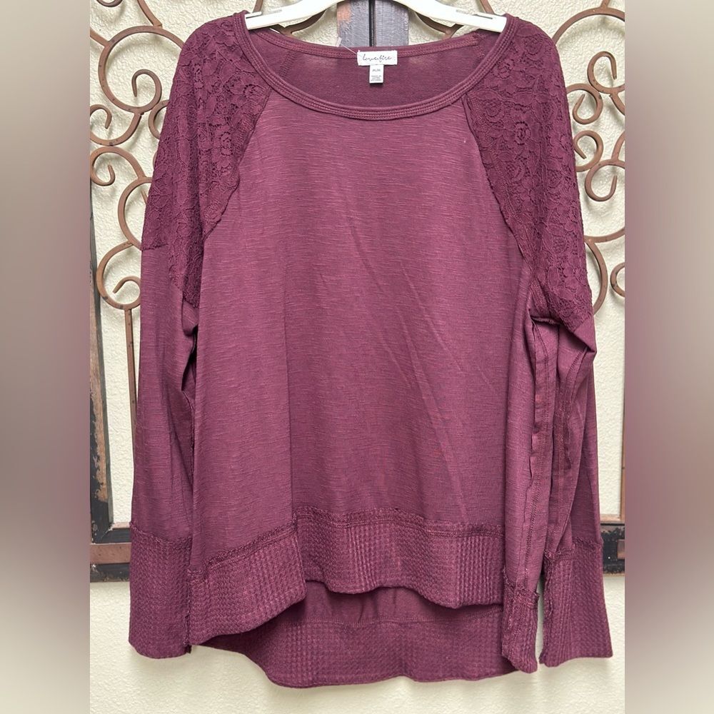 Love Fire long sleeve top